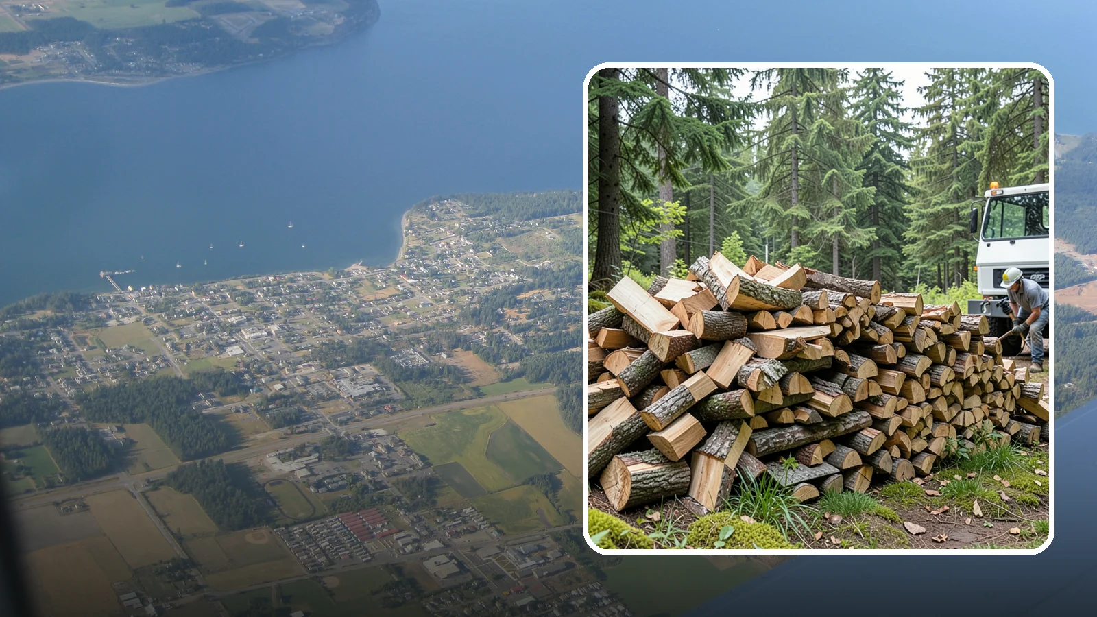 Mixed Hardwood Firewood in Coupeville, Island County, WA - Our mixed hardwood firewood blends dense, slow-burning hardwoods for long-lasting heat and steady coals during Pacific Northwest...