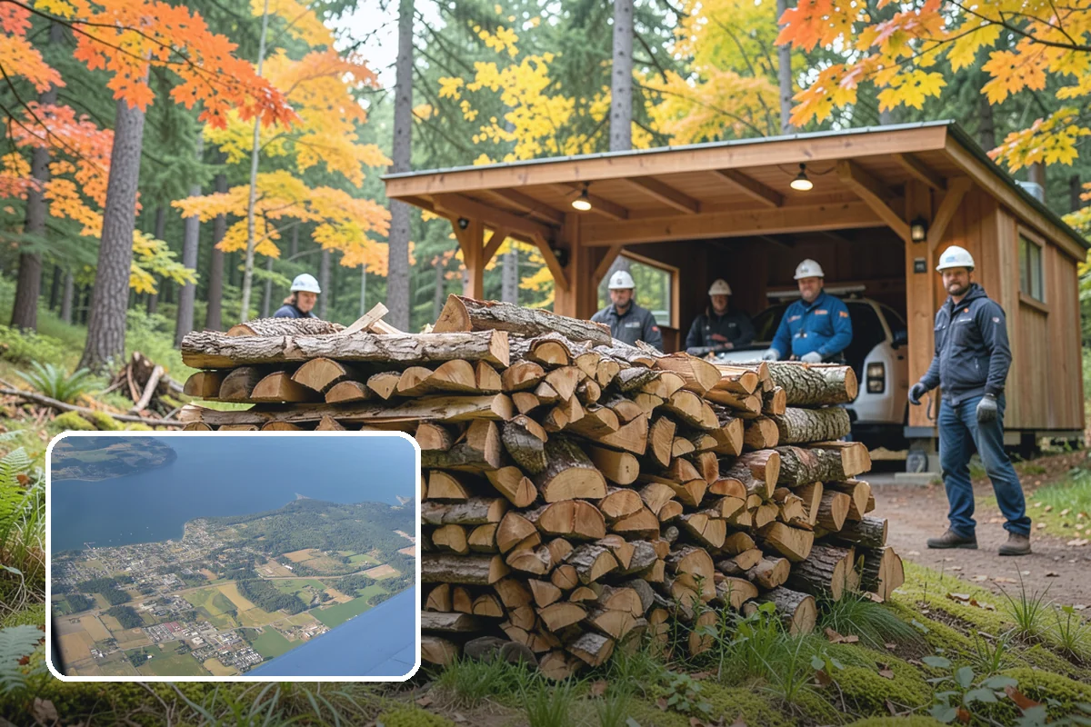 Mixed Hardwood Firewood in Coupeville, Island County, WA - Long, slow burn time from dense wood