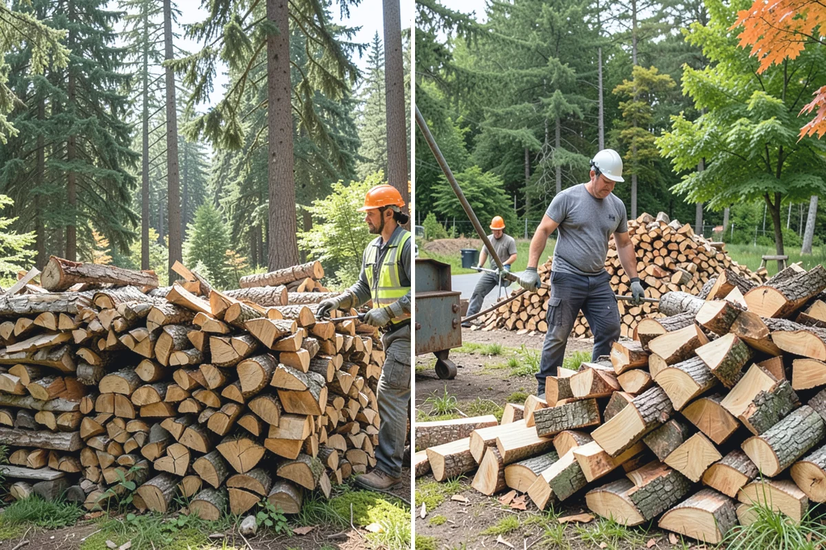 Mixed Hardwood Firewood in Coupeville, Island County, WA - We assemble a blend of dense hardwood stock