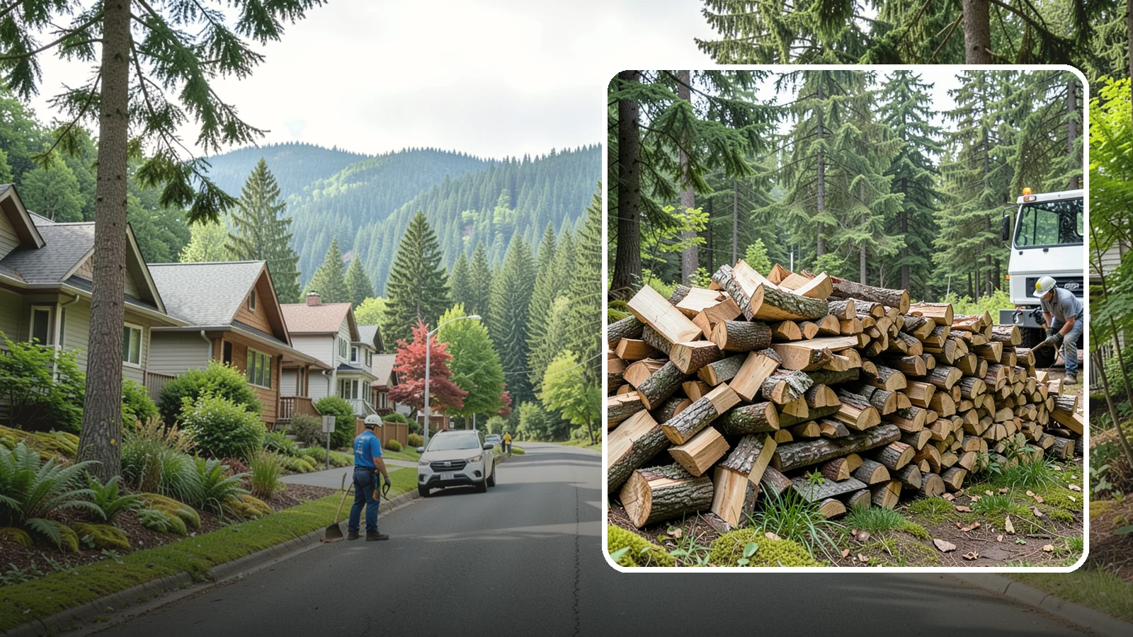 Mixed Hardwood Firewood in Darrington, Snohomish County, WA - Our mixed hardwood firewood blends dense, slow-burning hardwoods for long-lasting heat and steady coals during Pacific Northwest...