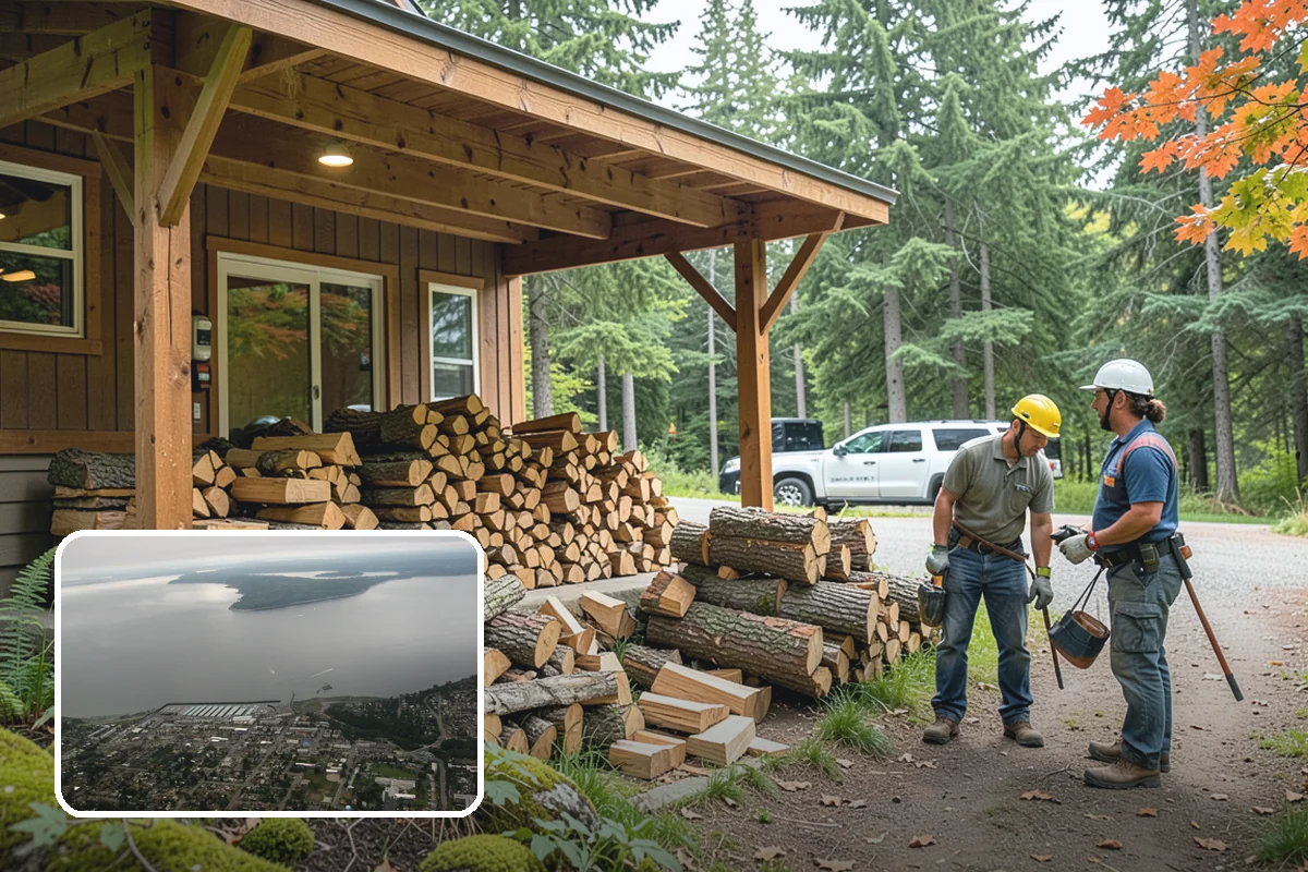 Mixed Hardwood Firewood in Des Moines, King County, WA - Long, slow burn time from dense wood