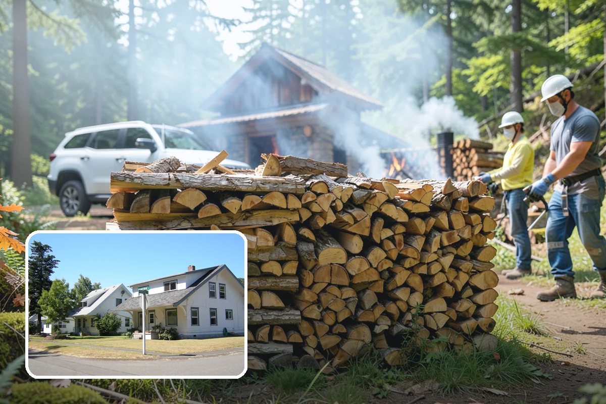 Mixed Hardwood Firewood in DuPont, Pierce County, WA - Long, slow burn time from dense wood
