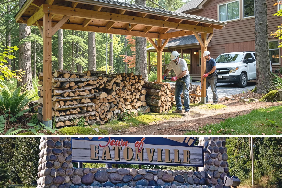 Mixed Hardwood Firewood in Eatonville, Pierce County, WA - Order hardwood in fall so you have long-burning wood ready for the deep-winter cold snaps.