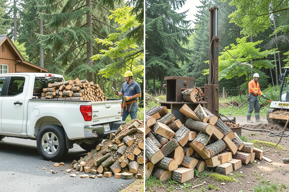 Mixed Hardwood Firewood in Edgewood, Pierce County, WA - We assemble a blend of dense hardwood stock