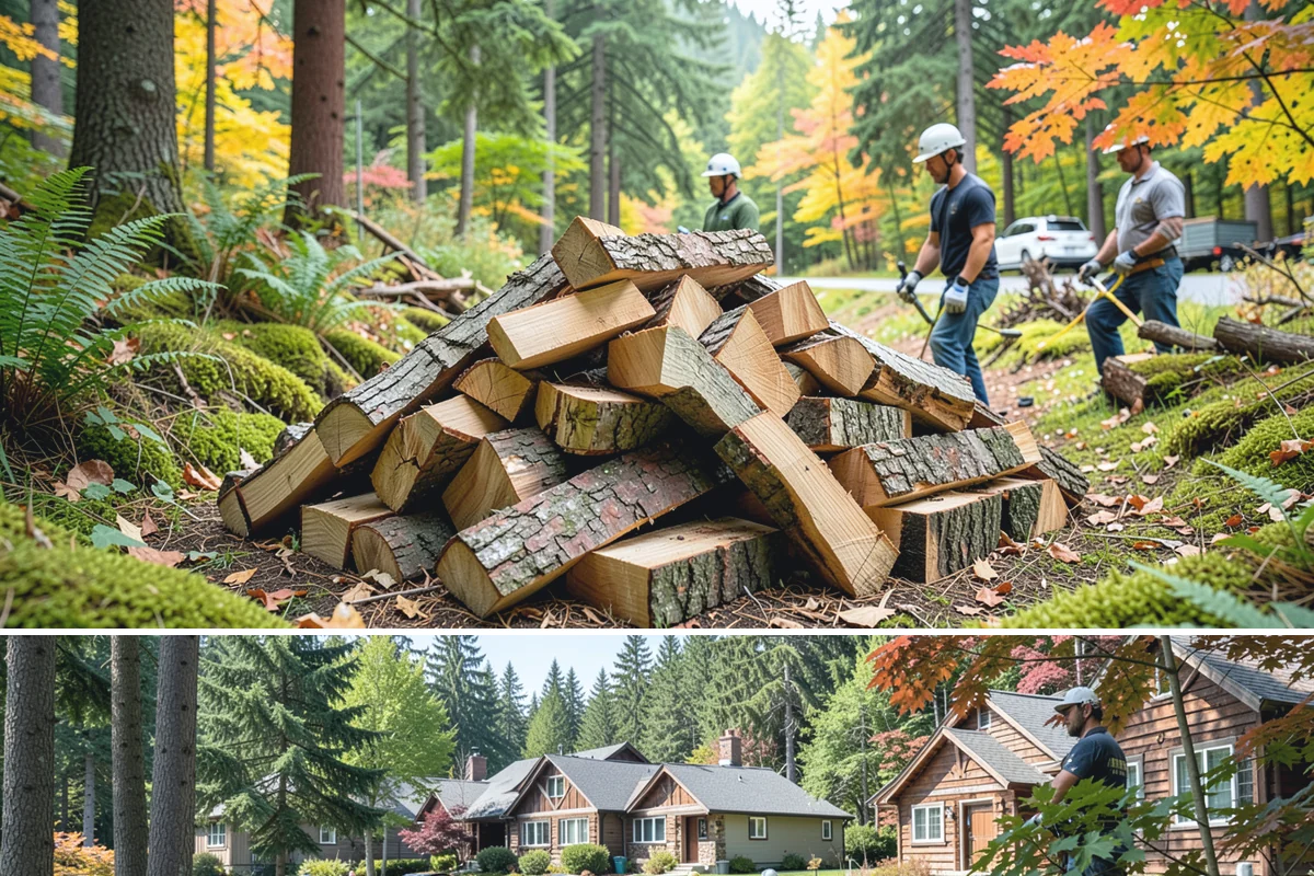 Mixed Hardwood Firewood in Edgewood, Pierce County, WA - Order hardwood in fall so you have long-burning wood ready for the deep-winter cold snaps.