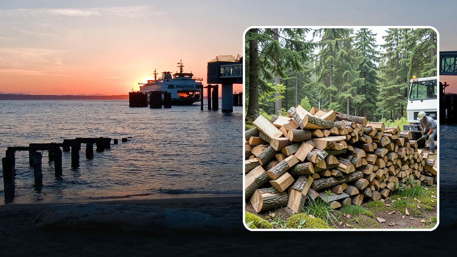 Mixed Hardwood Firewood in Edmonds, Snohomish County, WA - Our mixed hardwood firewood blends dense, slow-burning hardwoods for long-lasting heat and steady coals during Pacific Northwest...