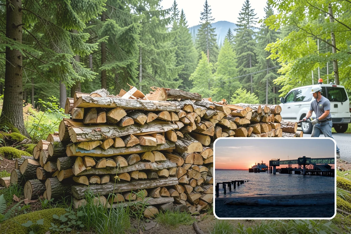 Mixed Hardwood Firewood in Edmonds, Snohomish County, WA - Long, slow burn time from dense wood