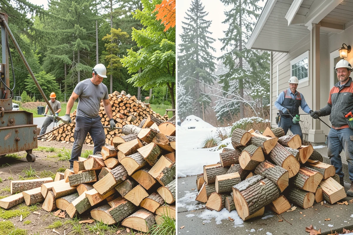 Mixed Hardwood Firewood in Edmonds, Snohomish County, WA - We assemble a blend of dense hardwood stock
