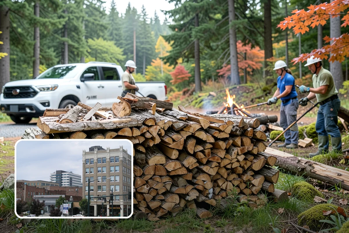 Mixed Hardwood Firewood in Everett, Snohomish County, WA - Long, slow burn time from dense wood
