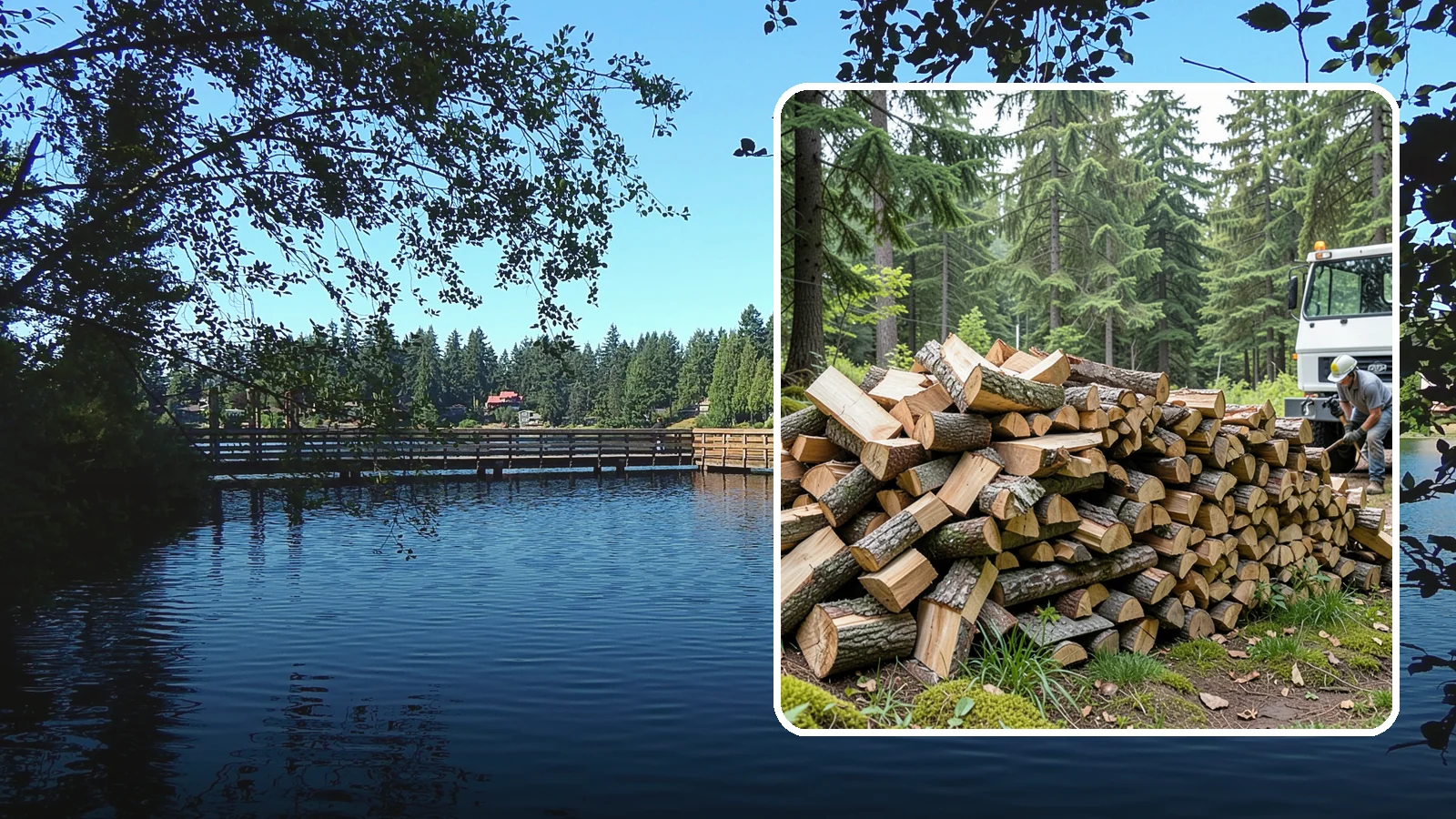 Mixed Hardwood Firewood in Federal Way, King County, WA - Our mixed hardwood firewood blends dense, slow-burning hardwoods for long-lasting heat and steady coals during Pacific Northwest...