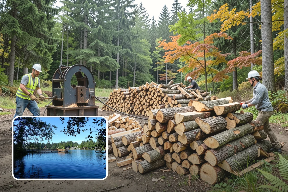 Mixed Hardwood Firewood in Federal Way, King County, WA - Long, slow burn time from dense wood