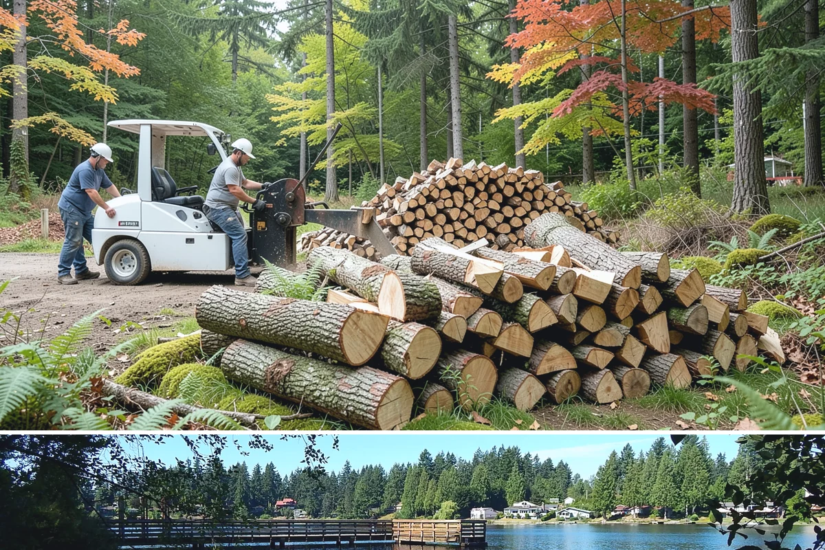 Mixed Hardwood Firewood in Federal Way, King County, WA - Order hardwood in fall so you have long-burning wood ready for the deep-winter cold snaps.