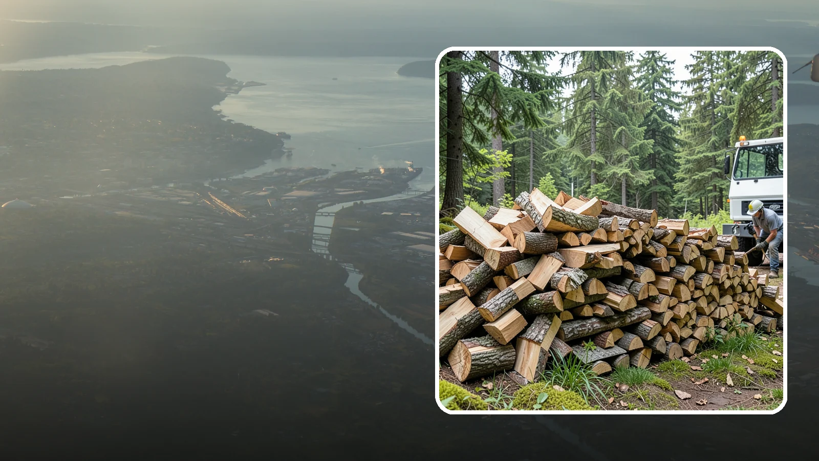Mixed Hardwood Firewood in Fife, Pierce County, WA - Our mixed hardwood firewood blends dense, slow-burning hardwoods for long-lasting heat and steady coals during Pacific Northwest...