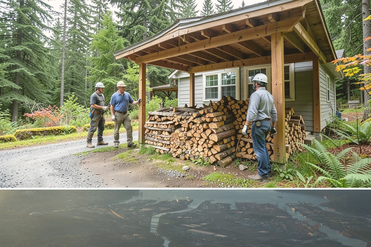 Mixed Hardwood Firewood in Fife, Pierce County, WA - Order hardwood in fall so you have long-burning wood ready for the deep-winter cold snaps.