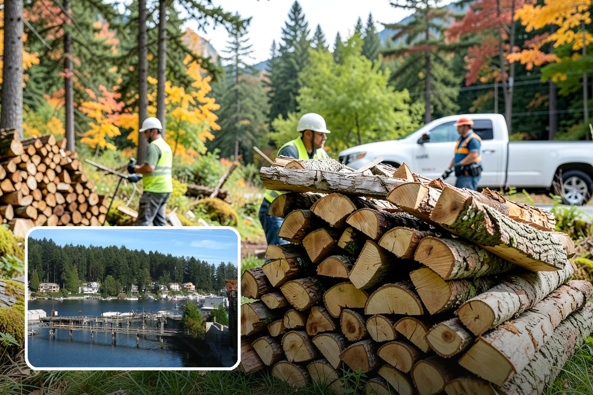 Mixed Hardwood Firewood in Gig Harbor, Pierce County, WA - Long, slow burn time from dense wood