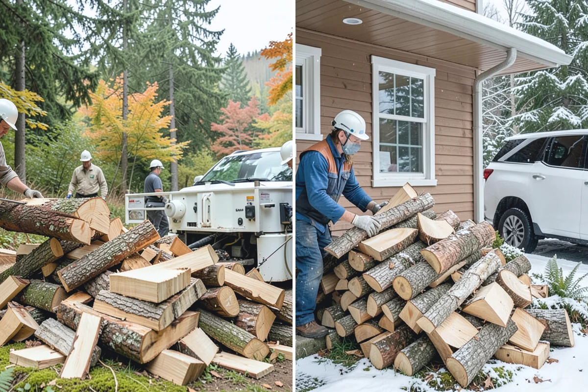 Mixed Hardwood Firewood in Gold Bar, Snohomish County, WA - We assemble a blend of dense hardwood stock