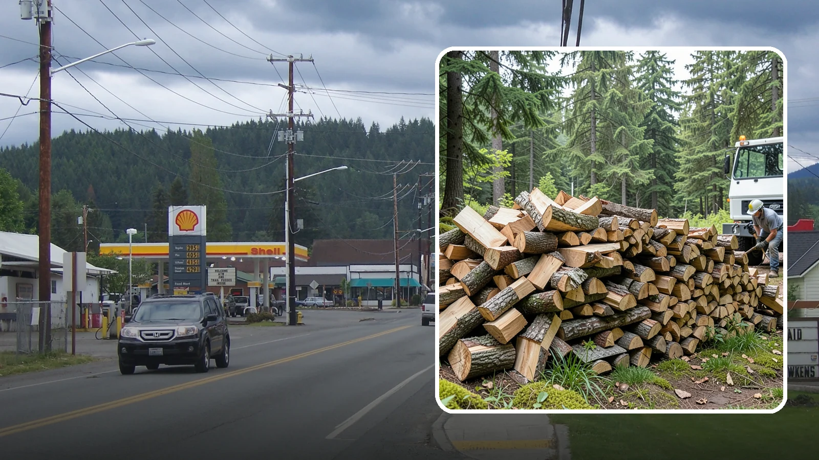 Mixed Hardwood Firewood in Granite Falls, Snohomish County, WA - Our mixed hardwood firewood blends dense, slow-burning hardwoods for long-lasting heat and steady coals during Pacific Northwest...