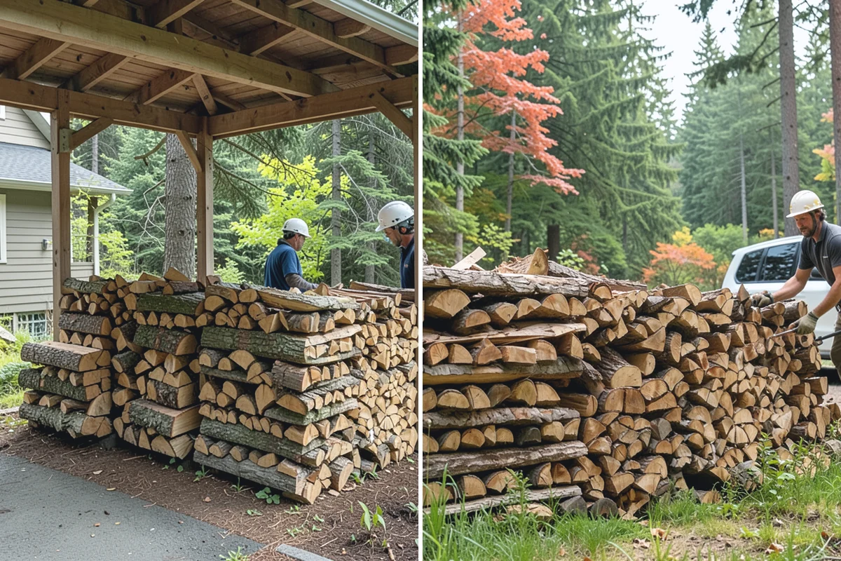 Mixed Hardwood Firewood in Granite Falls, Snohomish County, WA - We assemble a blend of dense hardwood stock