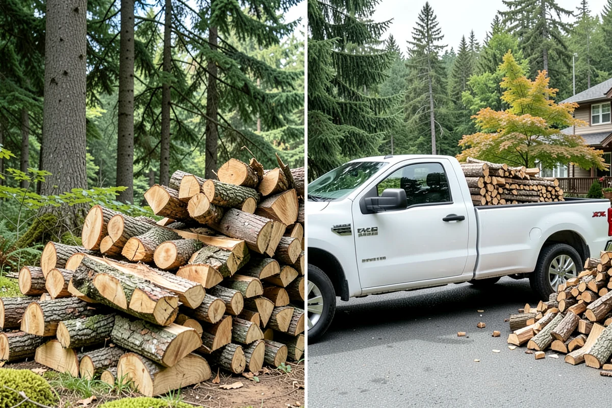 Mixed Hardwood Firewood in Hunts Point, King County, WA - We assemble a blend of dense hardwood stock