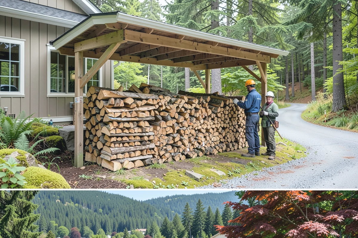 Mixed Hardwood Firewood in Index, Snohomish County, WA - Order hardwood in fall so you have long-burning wood ready for the deep-winter cold snaps.