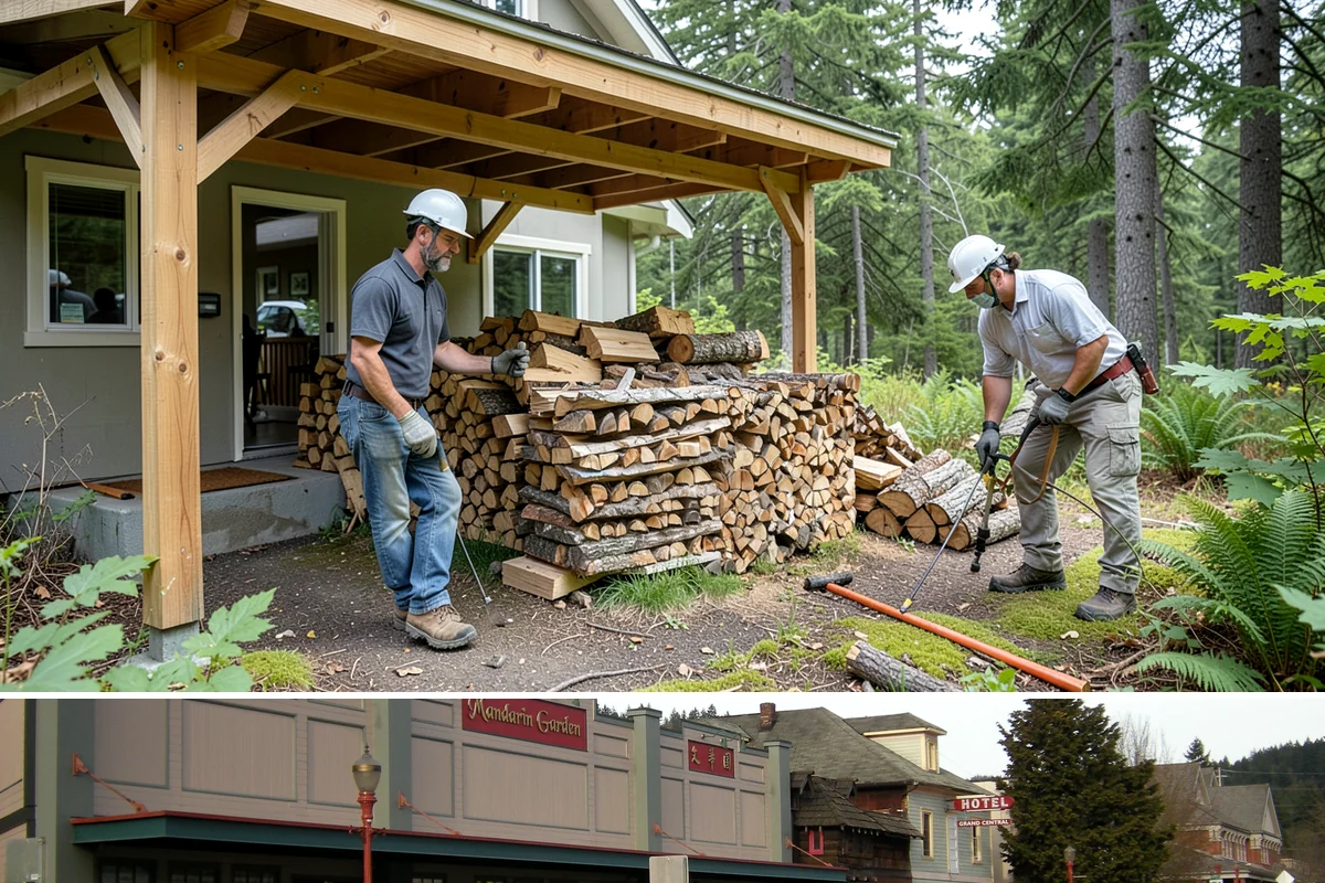 Mixed Hardwood Firewood in Issaquah, King County, WA - Order hardwood in fall so you have long-burning wood ready for the deep-winter cold snaps.
