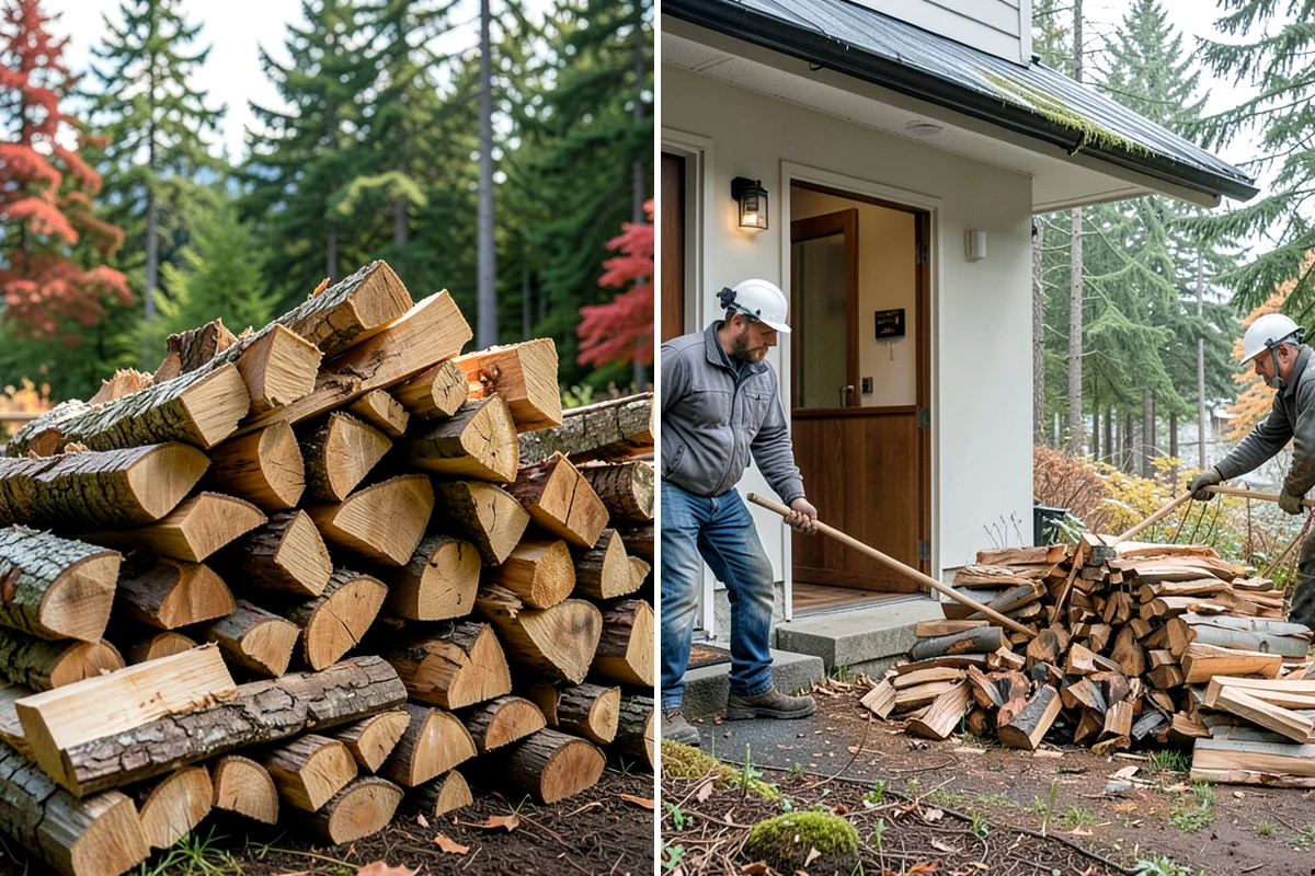 Mixed Hardwood Firewood in Kenmore, King County, WA - We assemble a blend of dense hardwood stock