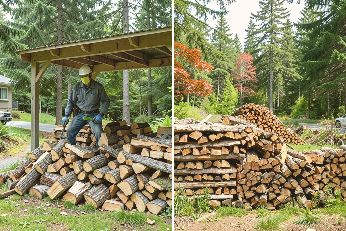 Mixed Hardwood Firewood in Kent, King County, WA - We assemble a blend of dense hardwood stock