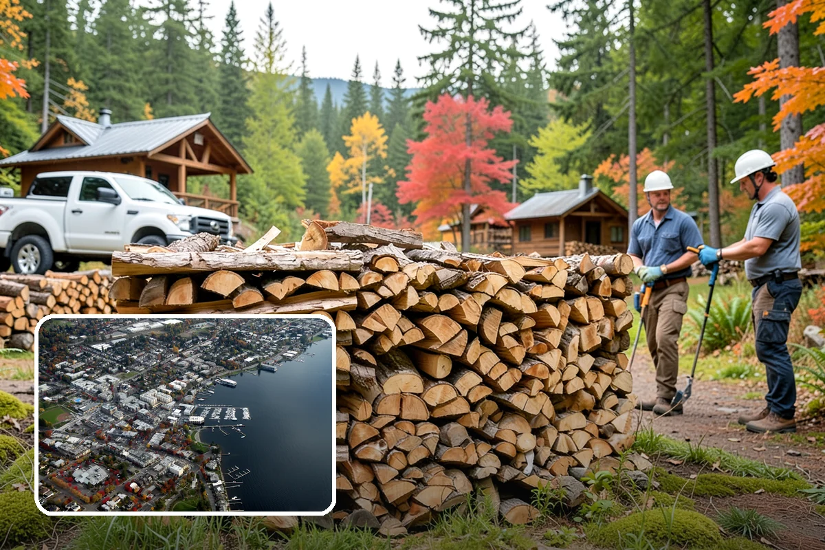 Mixed Hardwood Firewood in Kirkland, King County, WA - Long, slow burn time from dense wood