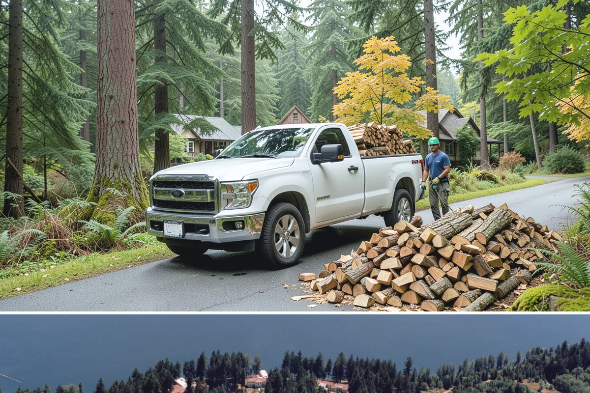 Mixed Hardwood Firewood in Lakewood, Pierce County, WA - Order hardwood in fall so you have long-burning wood ready for the deep-winter cold snaps.