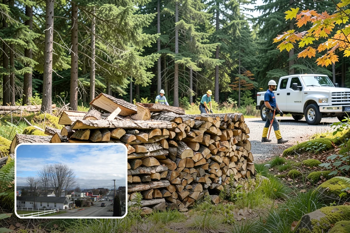 Mixed Hardwood Firewood in Langley, Island County, WA - Long, slow burn time from dense wood