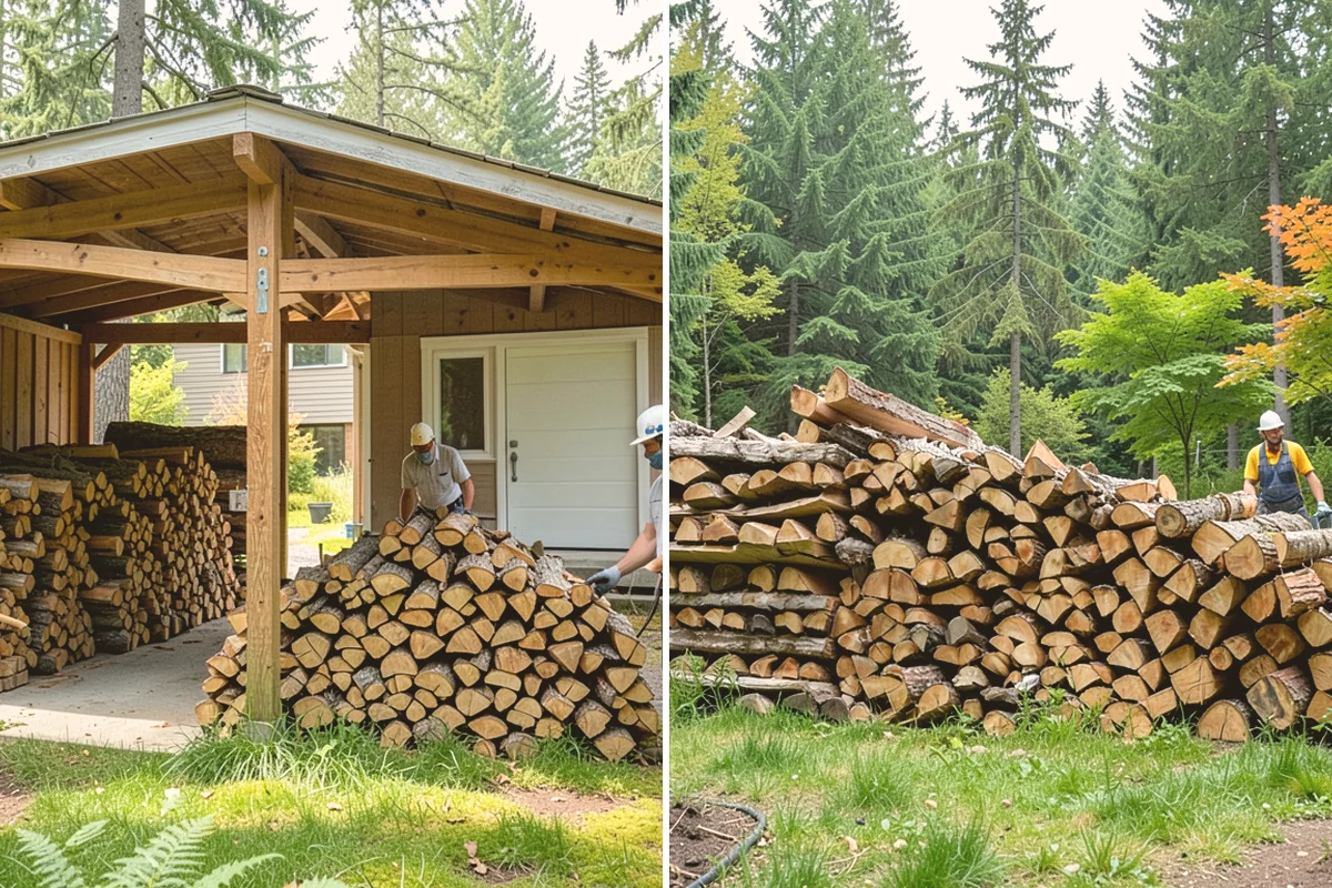 Mixed Hardwood Firewood in Langley, Island County, WA - We assemble a blend of dense hardwood stock