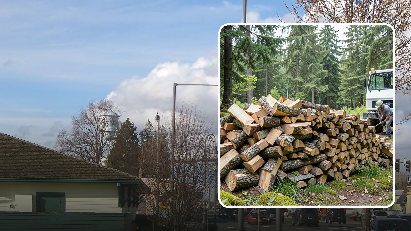 Mixed Hardwood Firewood in Marysville, Snohomish County, WA - Our mixed hardwood firewood blends dense, slow-burning hardwoods for long-lasting heat and steady coals during Pacific Northwest...