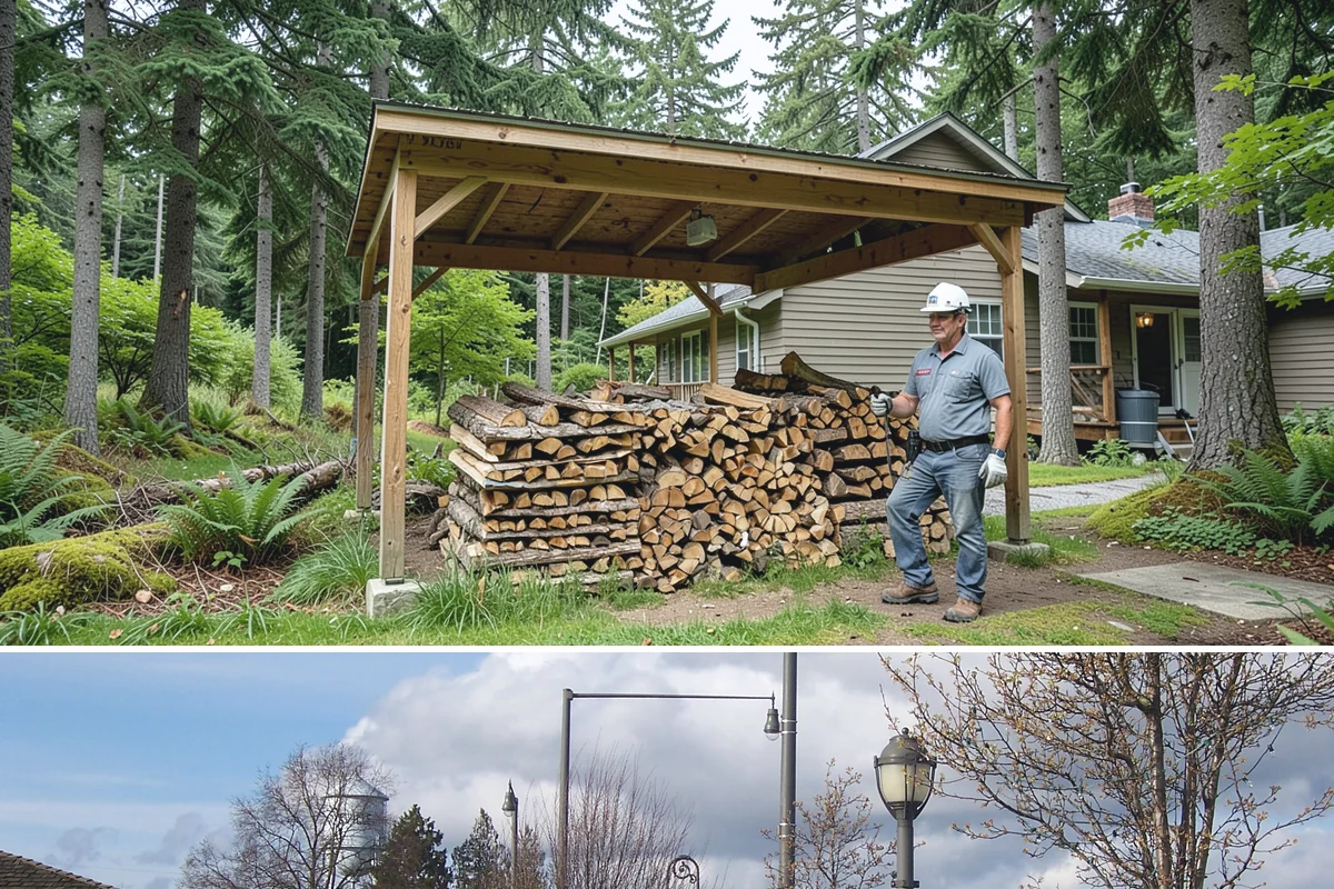 Mixed Hardwood Firewood in Marysville, Snohomish County, WA - Order hardwood in fall so you have long-burning wood ready for the deep-winter cold snaps.