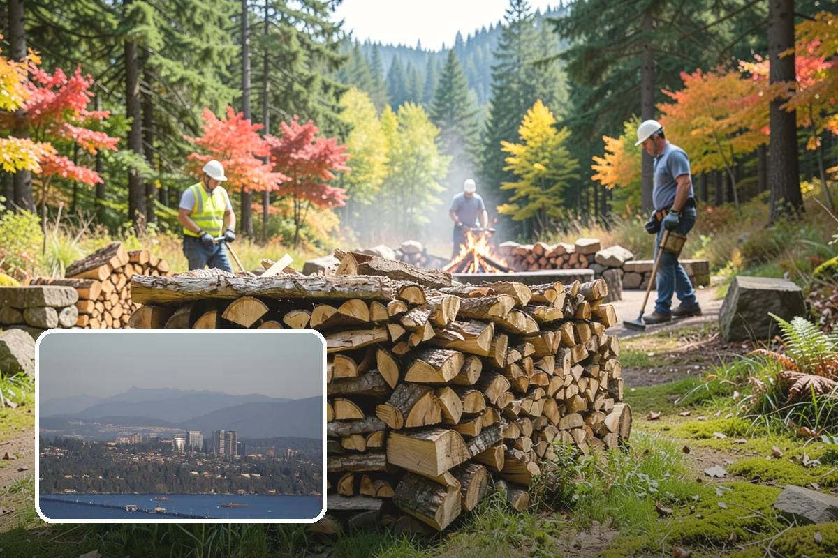 Mixed Hardwood Firewood in Medina, King County, WA - Long, slow burn time from dense wood