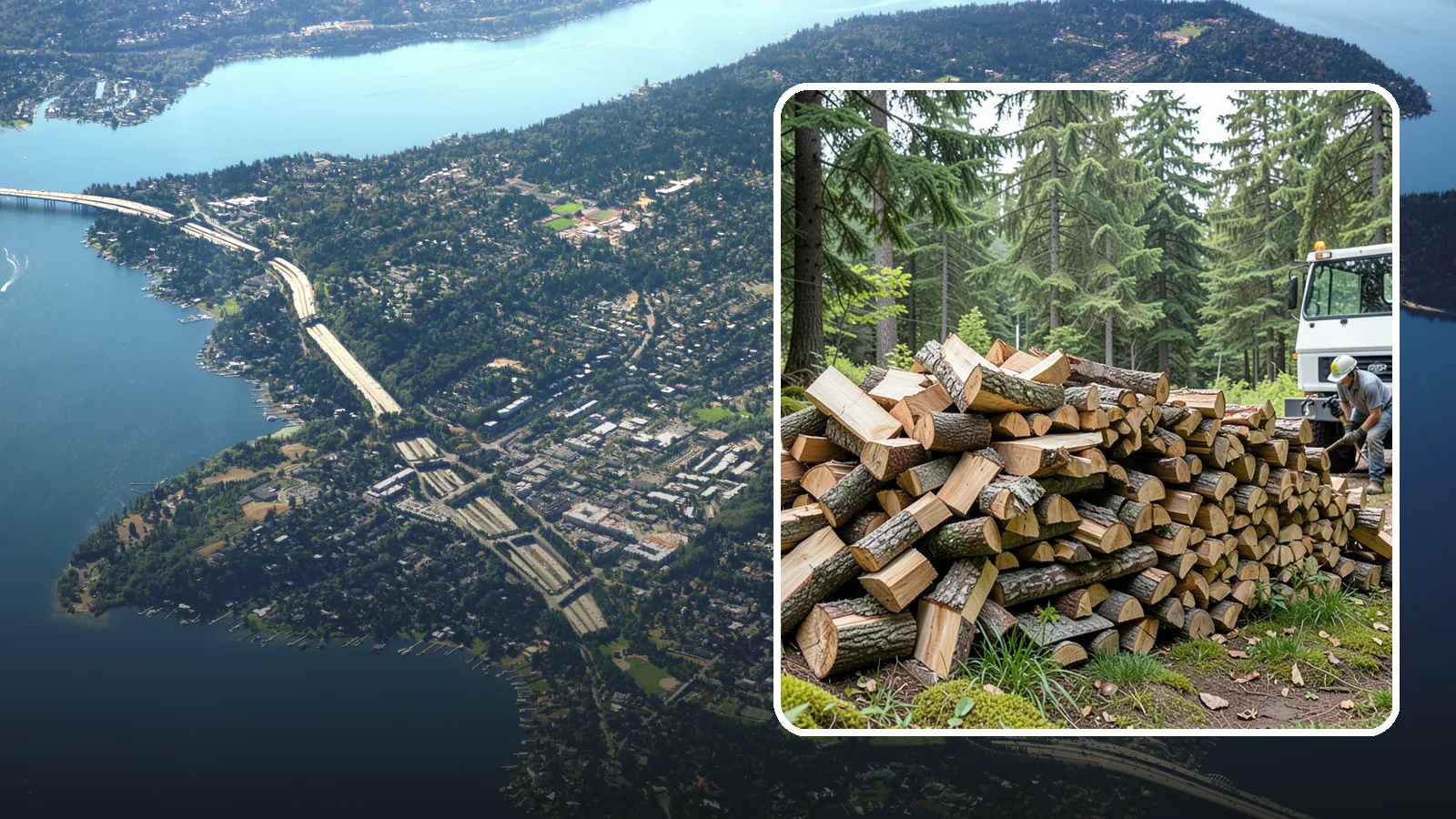 Mixed Hardwood Firewood in Mercer Island, King County, WA - Our mixed hardwood firewood blends dense, slow-burning hardwoods for long-lasting heat and steady coals during Pacific Northwest...