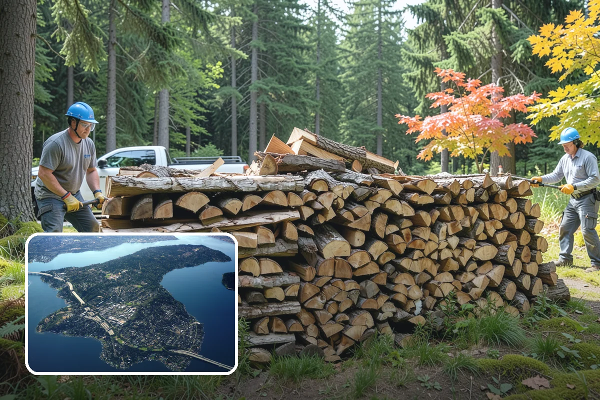Mixed Hardwood Firewood in Mercer Island, King County, WA - Long, slow burn time from dense wood