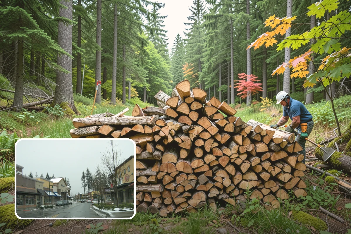 Mixed Hardwood Firewood in Mill Creek, Snohomish County, WA - Long, slow burn time from dense wood