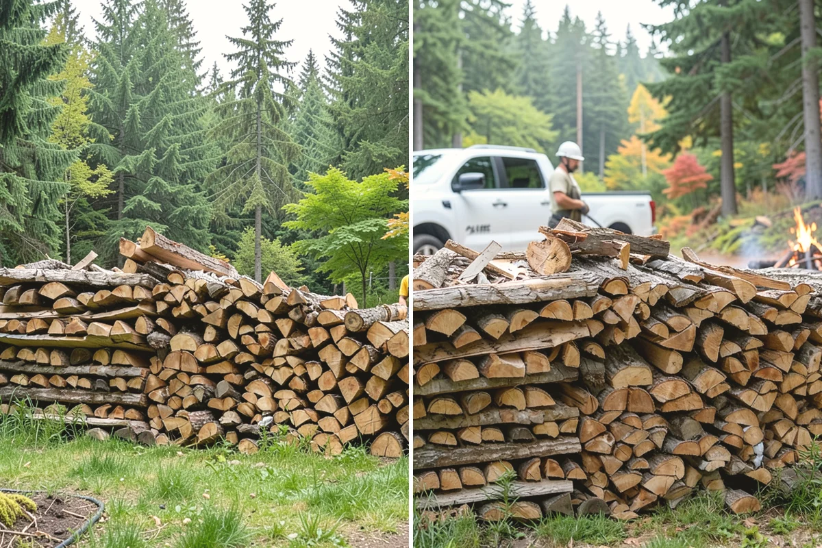 Mixed Hardwood Firewood in Mill Creek, Snohomish County, WA - We assemble a blend of dense hardwood stock