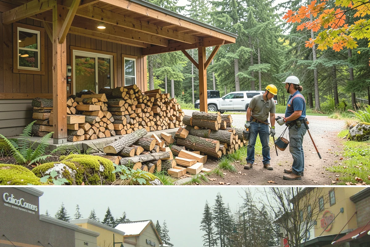 Mixed Hardwood Firewood in Mill Creek, Snohomish County, WA - Order hardwood in fall so you have long-burning wood ready for the deep-winter cold snaps.