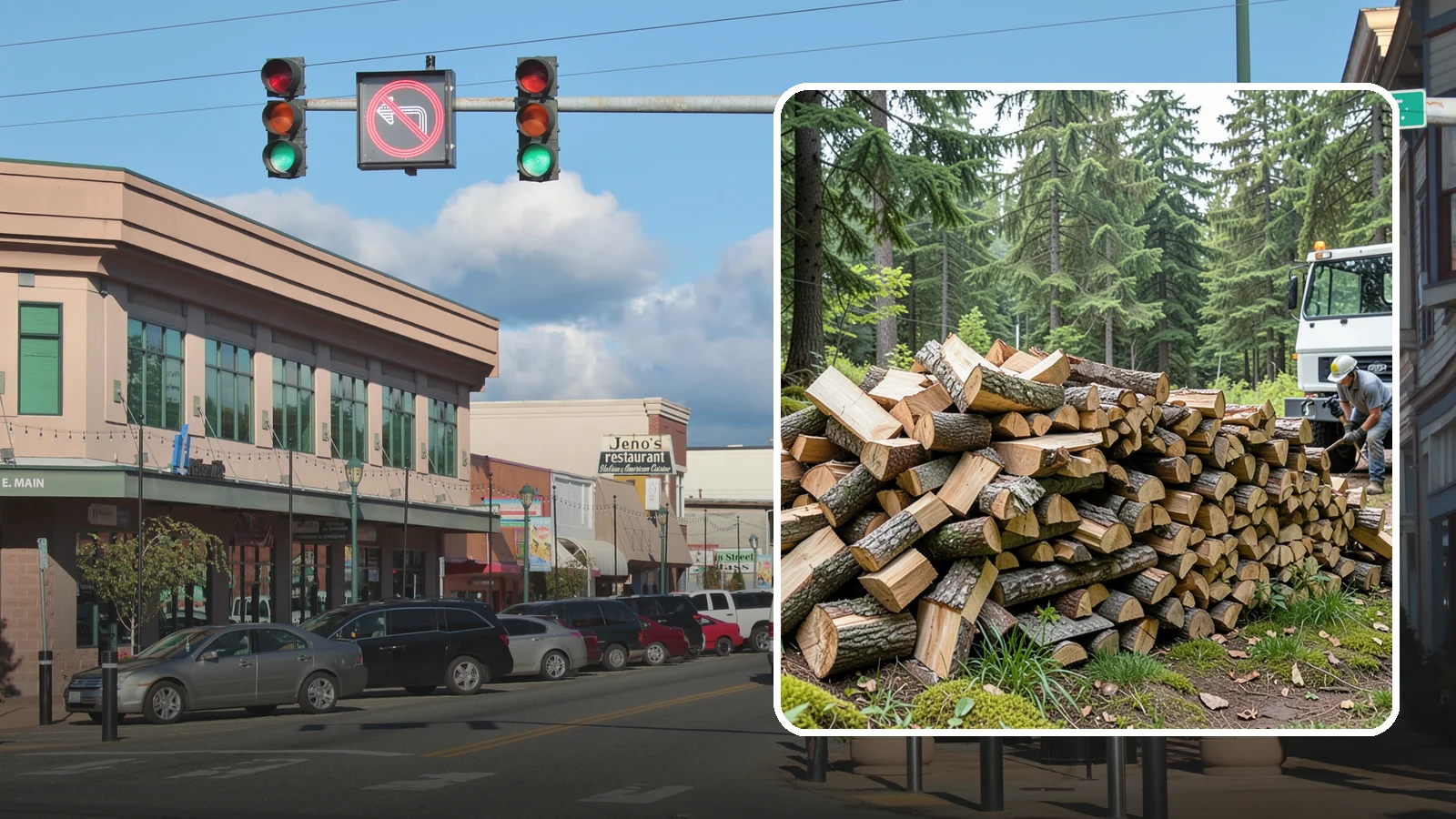 Mixed Hardwood Firewood in Monroe, Snohomish County, WA - Our mixed hardwood firewood blends dense, slow-burning hardwoods for long-lasting heat and steady coals during Pacific Northwest...