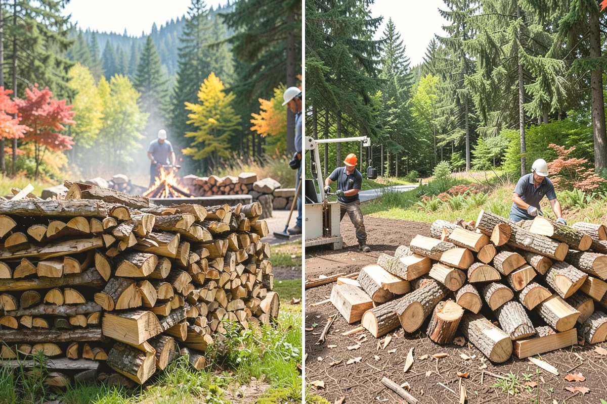 Mixed Hardwood Firewood in Monroe, Snohomish County, WA - We assemble a blend of dense hardwood stock