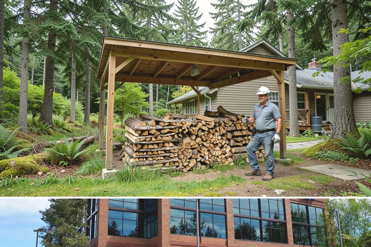 Mixed Hardwood Firewood in Mountlake Terrace, Snohomish County, WA - Order hardwood in fall so you have long-burning wood ready for the deep-winter cold snaps.