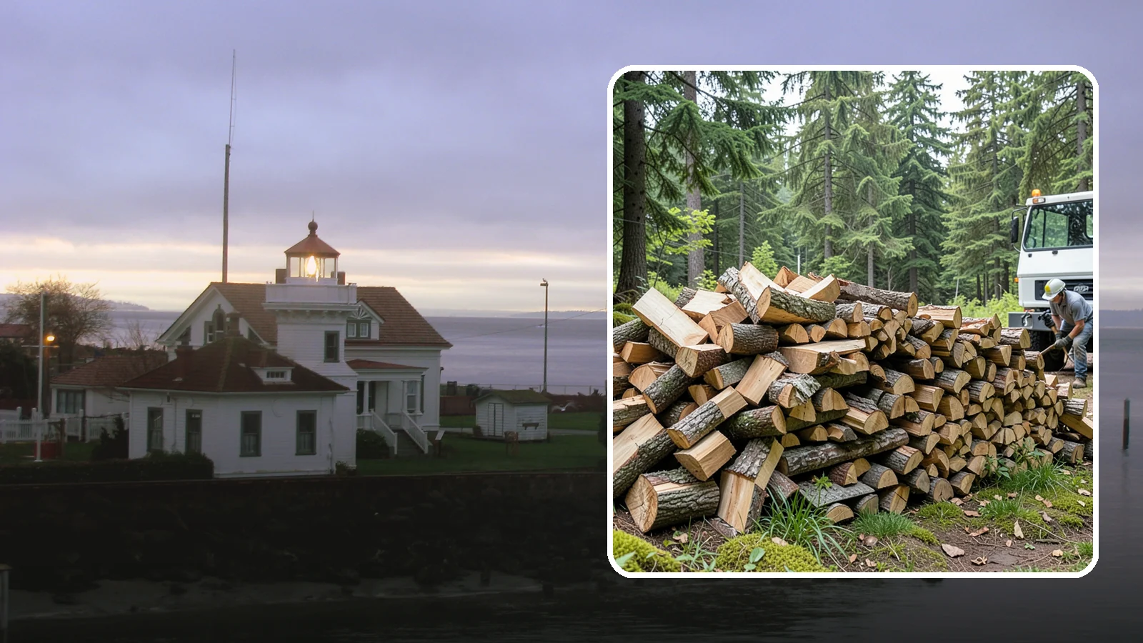 Mixed Hardwood Firewood in Mukilteo, Snohomish County, WA - Our mixed hardwood firewood blends dense, slow-burning hardwoods for long-lasting heat and steady coals during Pacific Northwest...