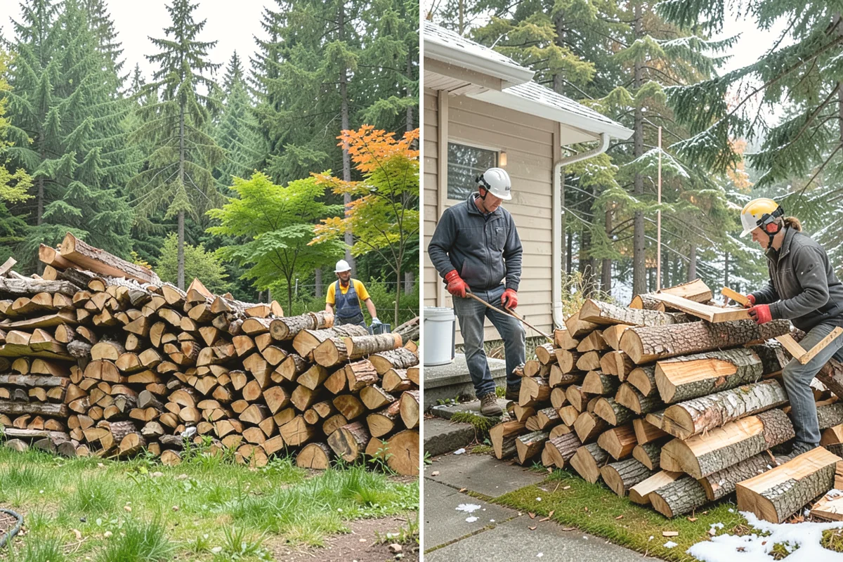 Mixed Hardwood Firewood in Mukilteo, Snohomish County, WA - We assemble a blend of dense hardwood stock