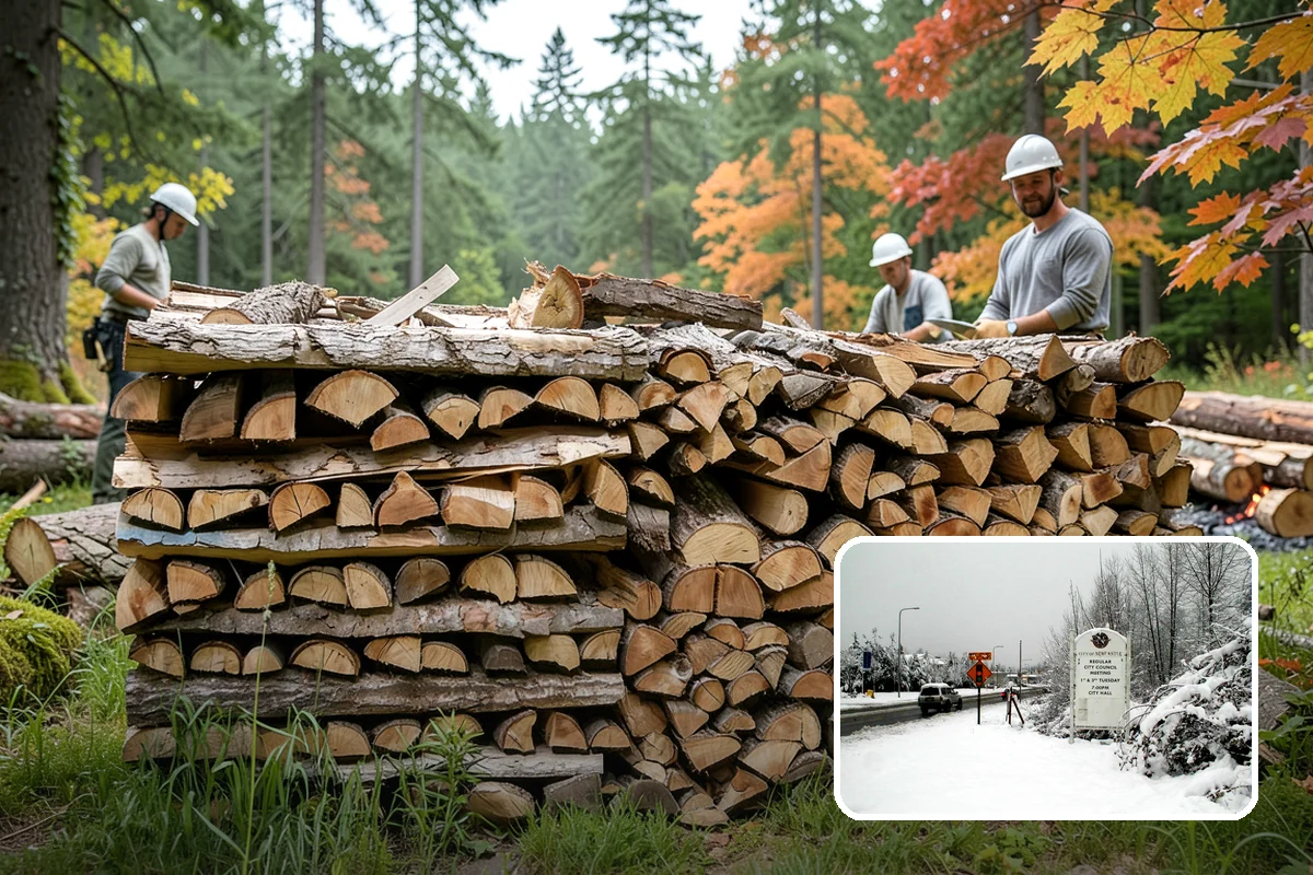 Mixed Hardwood Firewood in Newcastle, King County, WA - Long, slow burn time from dense wood