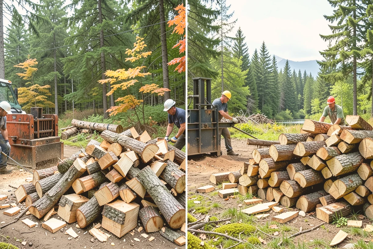Mixed Hardwood Firewood in Newcastle, King County, WA - We assemble a blend of dense hardwood stock