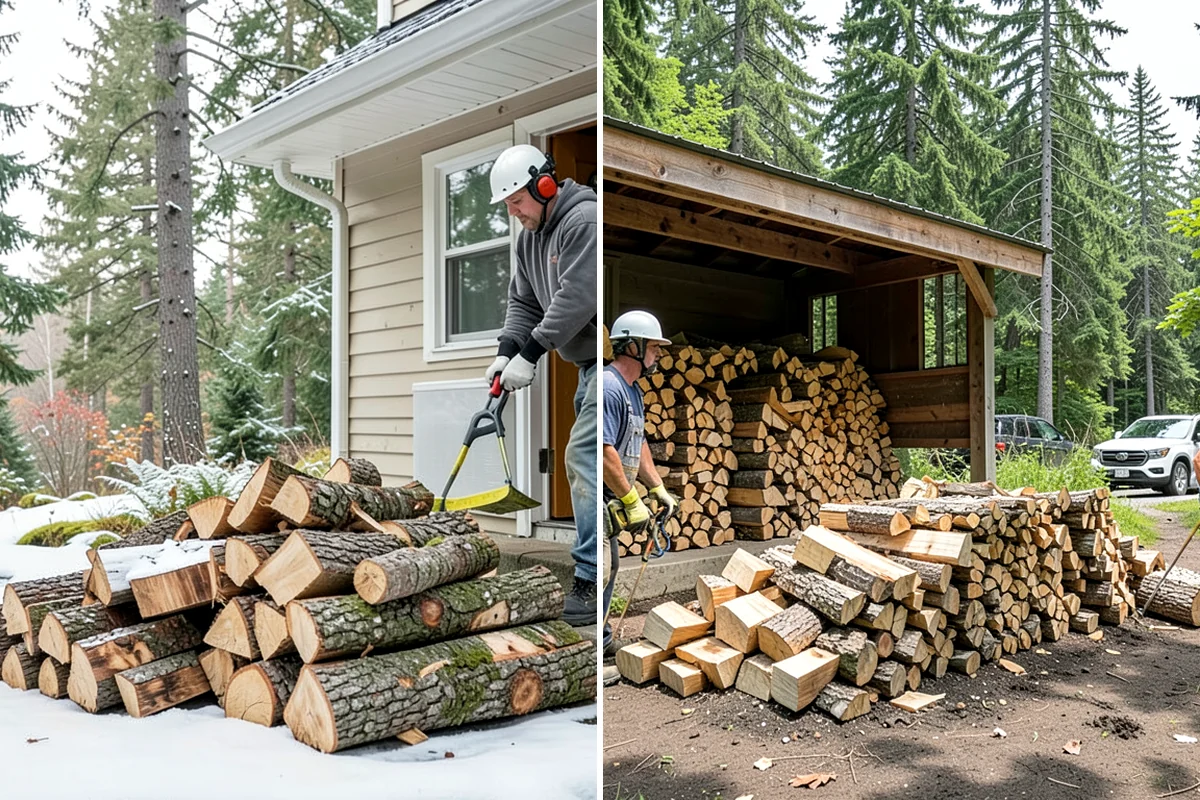 Mixed Hardwood Firewood in Normandy Park, King County, WA - We assemble a blend of dense hardwood stock