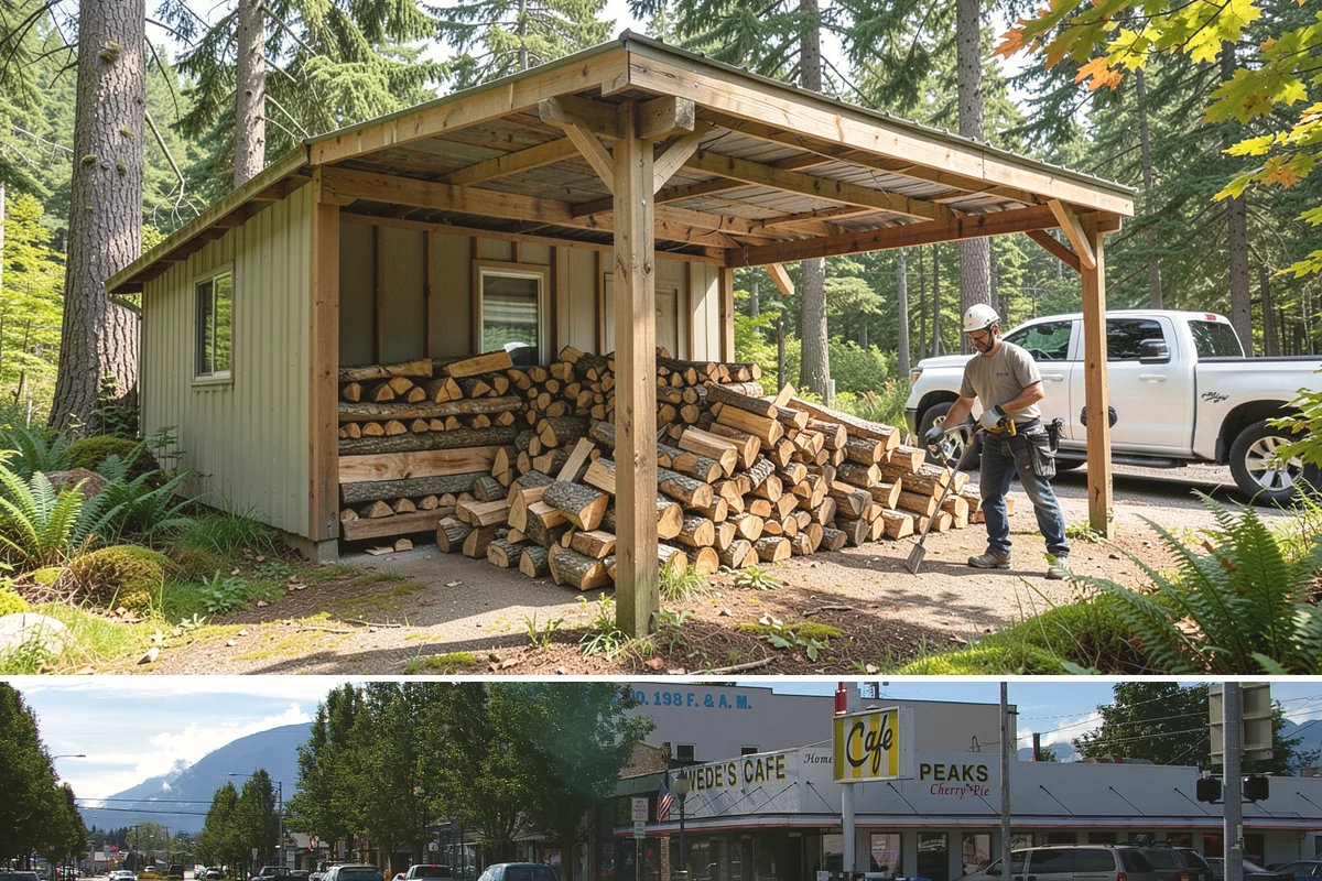 Mixed Hardwood Firewood in North Bend, King County, WA - Order hardwood in fall so you have long-burning wood ready for the deep-winter cold snaps.