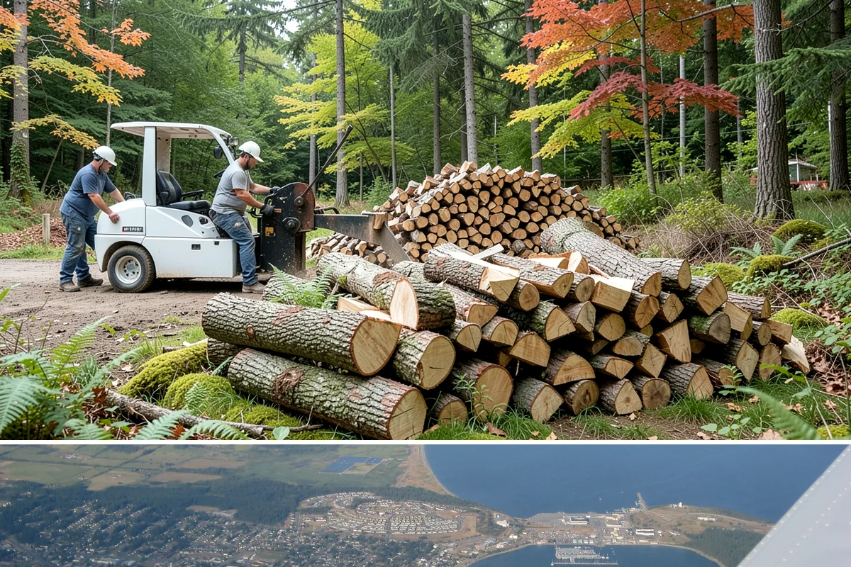 Mixed Hardwood Firewood in Oak Harbor, Island County, WA - Order hardwood in fall so you have long-burning wood ready for the deep-winter cold snaps.