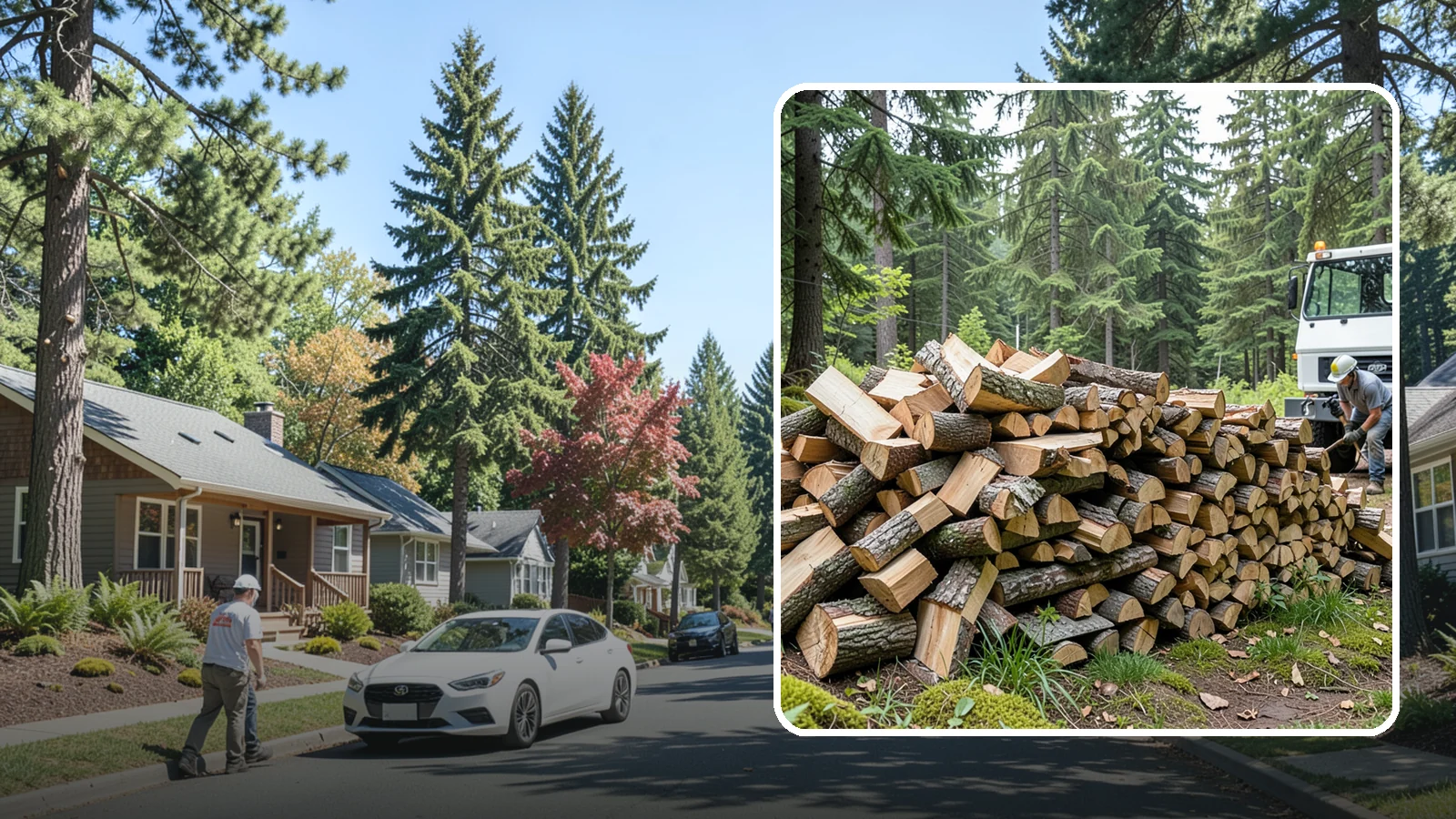 Mixed Hardwood Firewood in Orting, Pierce County, WA - Our mixed hardwood firewood blends dense, slow-burning hardwoods for long-lasting heat and steady coals during Pacific Northwest...